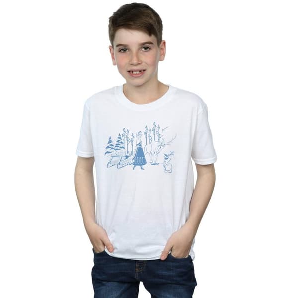 Disney Frozen Anna Sven And Olaf T-shirt för pojkar