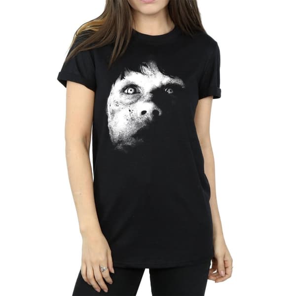 The Exorcist Womens/Ladies Regan Demon Face Cotton Boyfriend T-Shirt