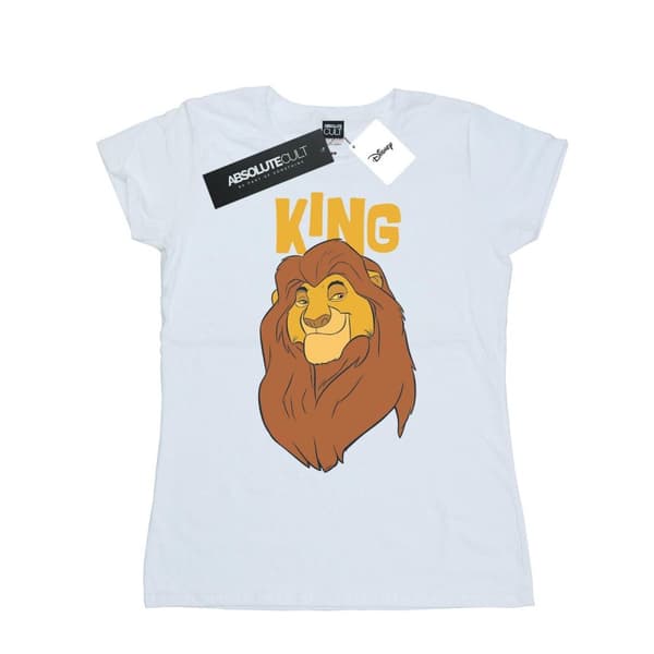 Disney Dam/Tjej Lejonkungen Mufasa King T-shirt i bomull