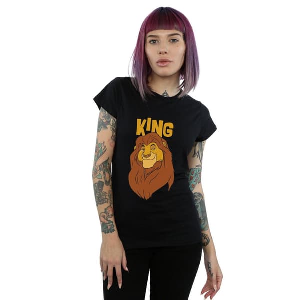 Disney Dam/Tjej Lejonkungen Mufasa King T-shirt i bomull
