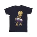 Pikkukuva 1 / 3: Marvel Girls Guardians Of The Galaxy Groot Cosmic Tape Cotton T-Shirt