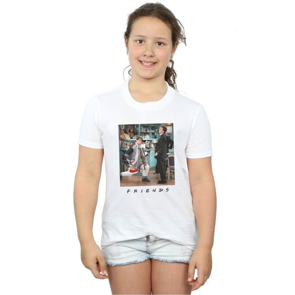 Friends Girls Joey Lunges Cotton T-Shirt
