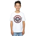 Miniatyrbillede 2 af 3: Marvel Boys Falcon And The Winter Soldier Captain America Shield Pose T-Shirt