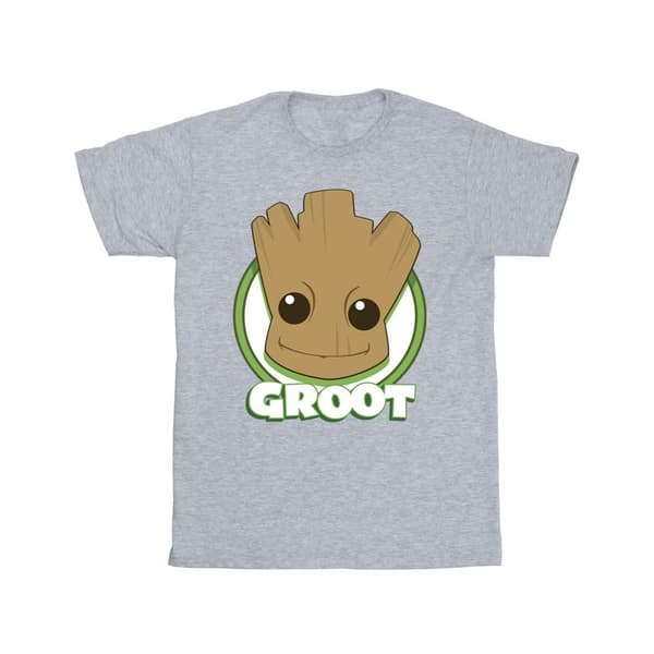 Guardians Of The Galaxy Bomulls-T-shirt med Groot-märke för flickor