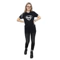 Miniatyrbilde 4 av 5: DC Comics Womens/Ladies Superman Spot Logo Cotton Boyfriend T-Shirt
