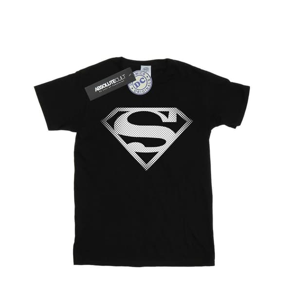 DC Comics Womens/Ladies Superman Spot Logo Cotton Boyfriend T-Shirt