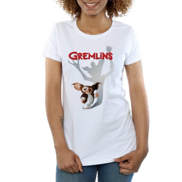 Gremlins Dam/Tjej - Gizmo Shadow - T-shirt i bomull
