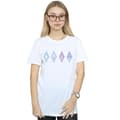 Miniatyrbild 2 av 3: Disney Dam/Lady Frozen 2 Elements Symbols Boyfriend T-shirt i bomull