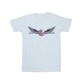 Miniatyrbillede 1 af 3: Marvel Girls Falcon And The Winter Soldier Captain America Logo Cotton T-Shirt