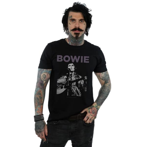 David Bowie Mens Rock Poster T-Shirt