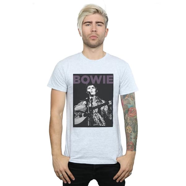 David Bowie Mens Rock Poster T-Shirt