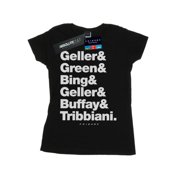 Friends Womens/Ladies Surnames Text Cotton T-Shirt