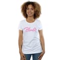 Miniatyrbillede 2 af 3: Blondie Dame/kvinde T-shirt i bomuld med klassisk logo