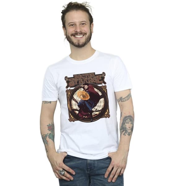 Marvel Mens Doctor Strange Circle T-Shirt