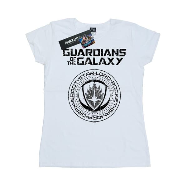 Marvel Dam/Tjej Guardians Of The Galaxy Vol. 2 Distressed Seal Bomulls-T-shirt