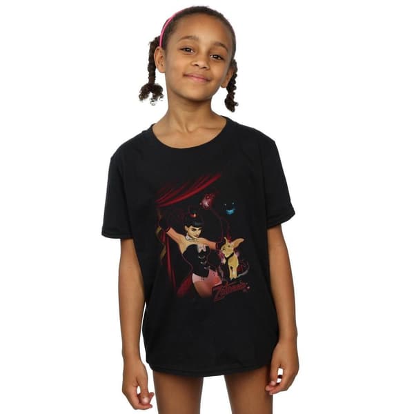 DC Comics Zatanna Bombshell Cover T-shirt i bomull för flickor