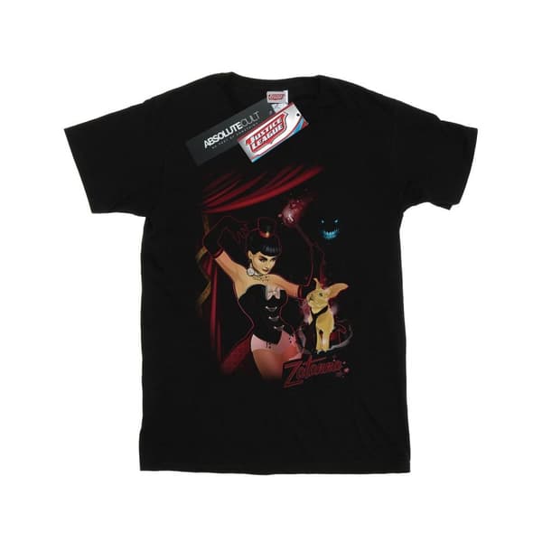 DC Comics Zatanna Bombshell Cover T-shirt i bomull för flickor