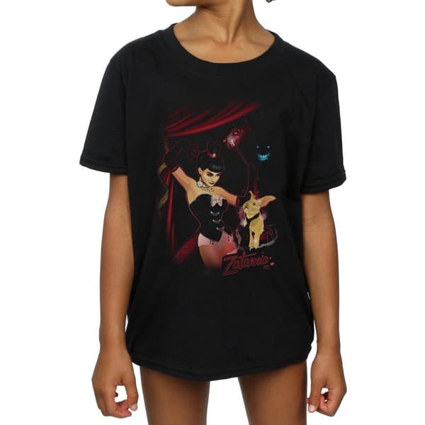 DC Comics Zatanna Bombshell Cover T-shirt i bomull för flickor