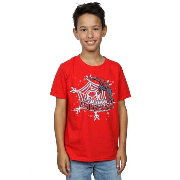 Marvel Spider-Man jul-T-shirt för pojkar