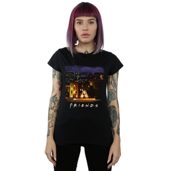Friends Dam/Lady Nightime Fountain - T-shirt i bomull