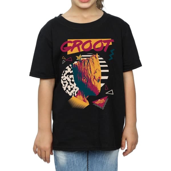 Marvel Guardians Of The Galaxy Vol. 2 80s Groot bomullst-shirt för flickor