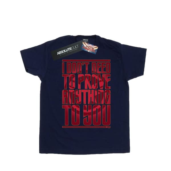 Marvel Dam/kvinnor Captain Marvel Prove Anything Boyfriend T-shirt i bomull