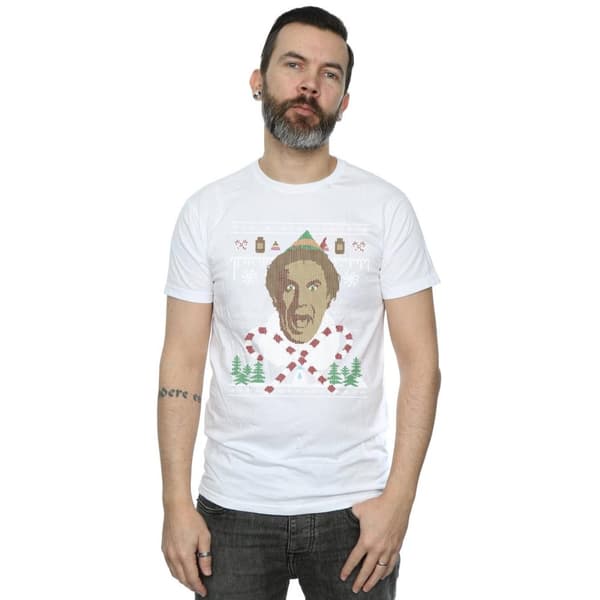 Elf Mens Christmas Fair Isle T-Shirt