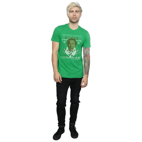 Elf Mens Christmas Fair Isle T-Shirt