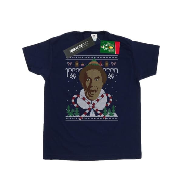 Elf Mens Christmas Fair Isle T-Shirt
