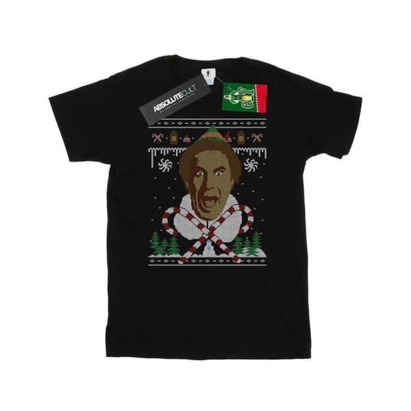 Elf Mens Christmas Fair Isle T-Shirt
