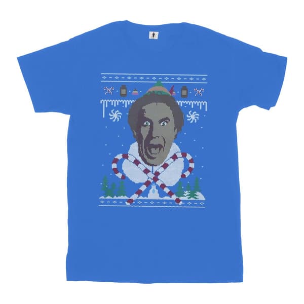 Elf Mens Christmas Fair Isle T-Shirt