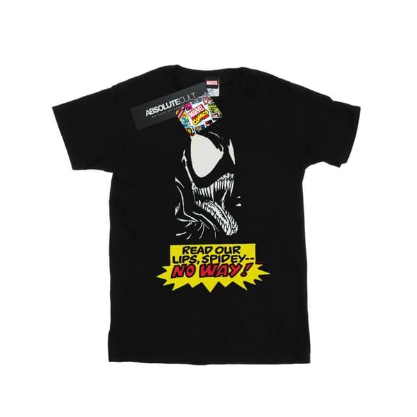 Marvel Boys Venom No Way T-Shirt Black 12-13 Years