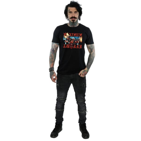 Marvel Mens Deadpool Maximum Effort T-Shirt