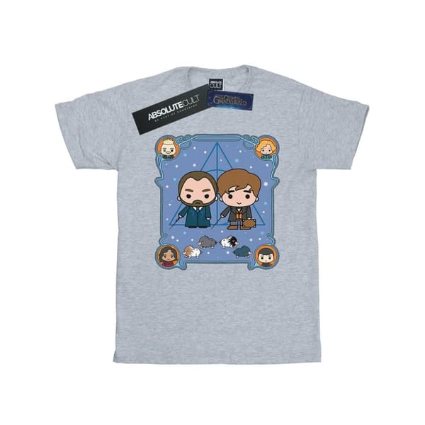 Fantastic Beasts Mens Chibi Newt And Dumbledore T-Shirt