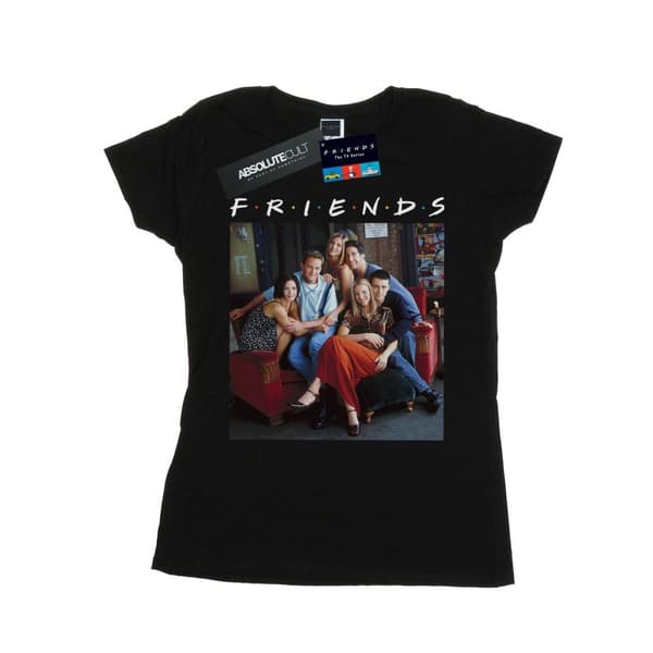Friends Womens/Ladies Group Photo Couch Cotton T-Shirt