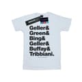Miniatyrbilde 1 av 3: Friends Womens/Ladies Surnames Text Cotton Boyfriend T-Shirt