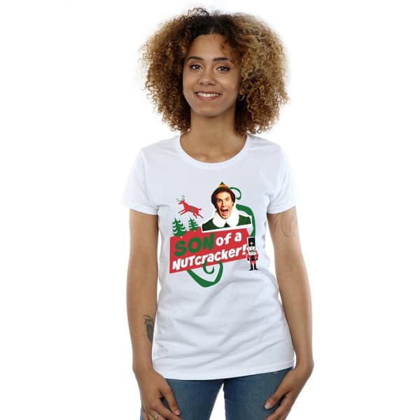 Elf Womens/Ladies Son Of A Nutcracker Cotton T-Shirt