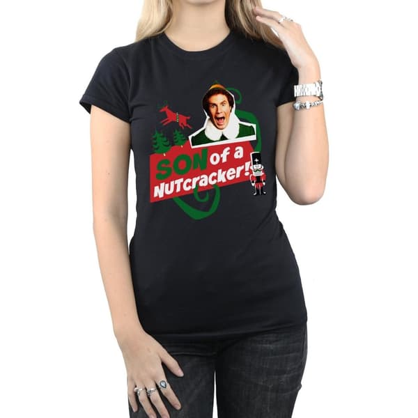 Elf Womens/Ladies Son Of A Nutcracker Cotton T-Shirt