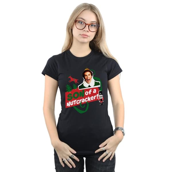 Elf Womens/Ladies Son Of A Nutcracker Cotton T-Shirt
