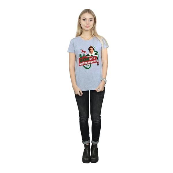 Elf Womens/Ladies Son Of A Nutcracker Cotton T-Shirt