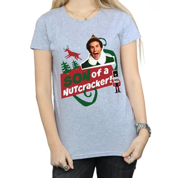 Elf Womens/Ladies Son Of A Nutcracker Cotton T-Shirt