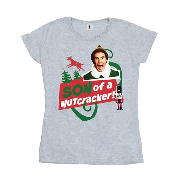 Elf Womens/Ladies Son Of A Nutcracker Cotton T-Shirt