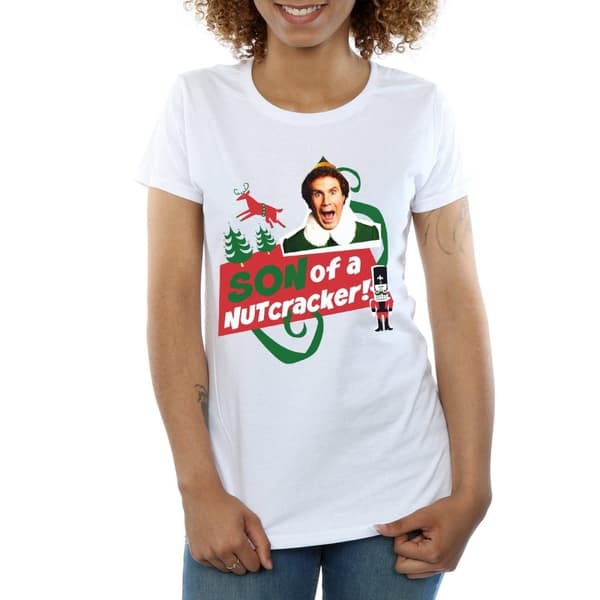 Elf Womens/Ladies Son Of A Nutcracker Cotton T-Shirt