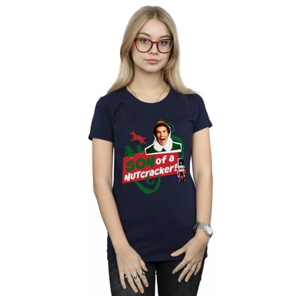 Elf Womens/Ladies Son Of A Nutcracker Cotton T-Shirt
