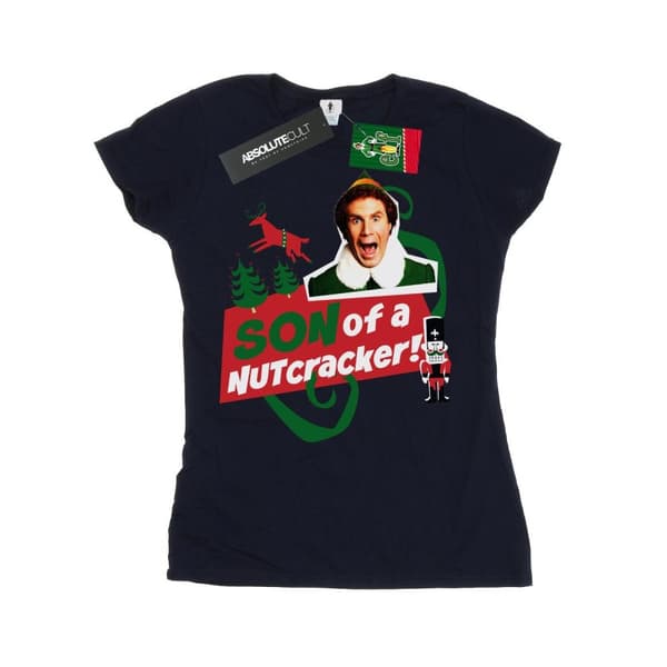 Elf Womens/Ladies Son Of A Nutcracker Cotton T-Shirt