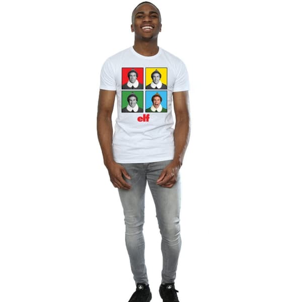 Elf Mens Four Faces T-Shirt