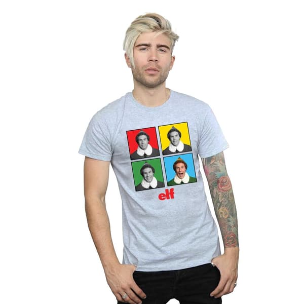 Elf Mens Four Faces T-Shirt