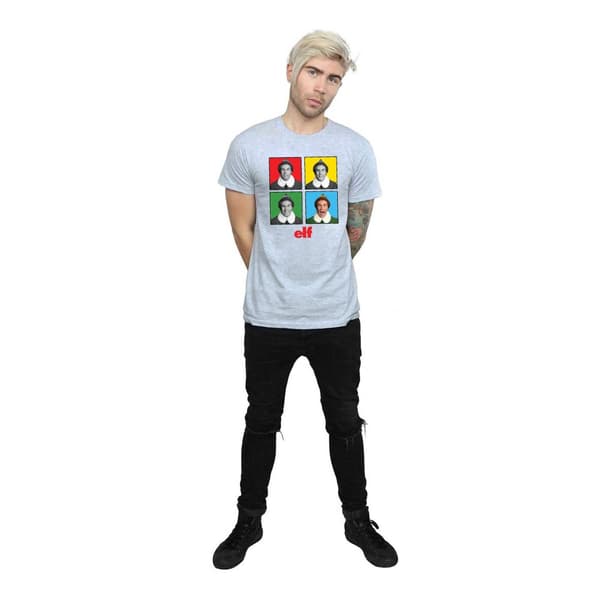 Elf Mens Four Faces T-Shirt