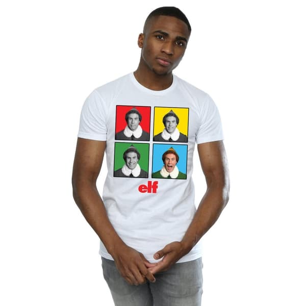 Elf Mens Four Faces T-Shirt