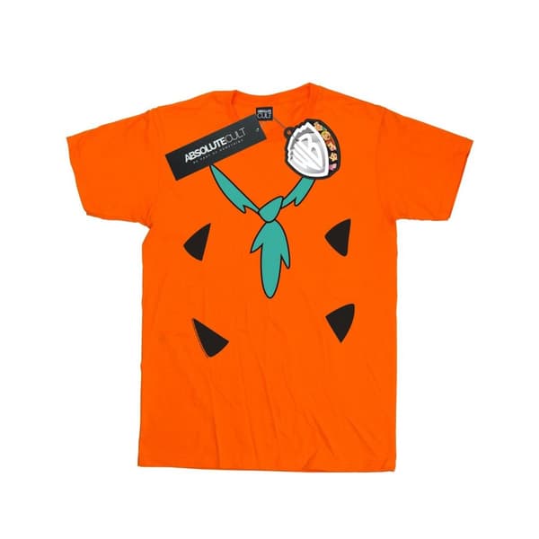 The Flintstones Womens/Ladies Fred Flintstone Costume Print Cotton Boyfriend T-Shirt